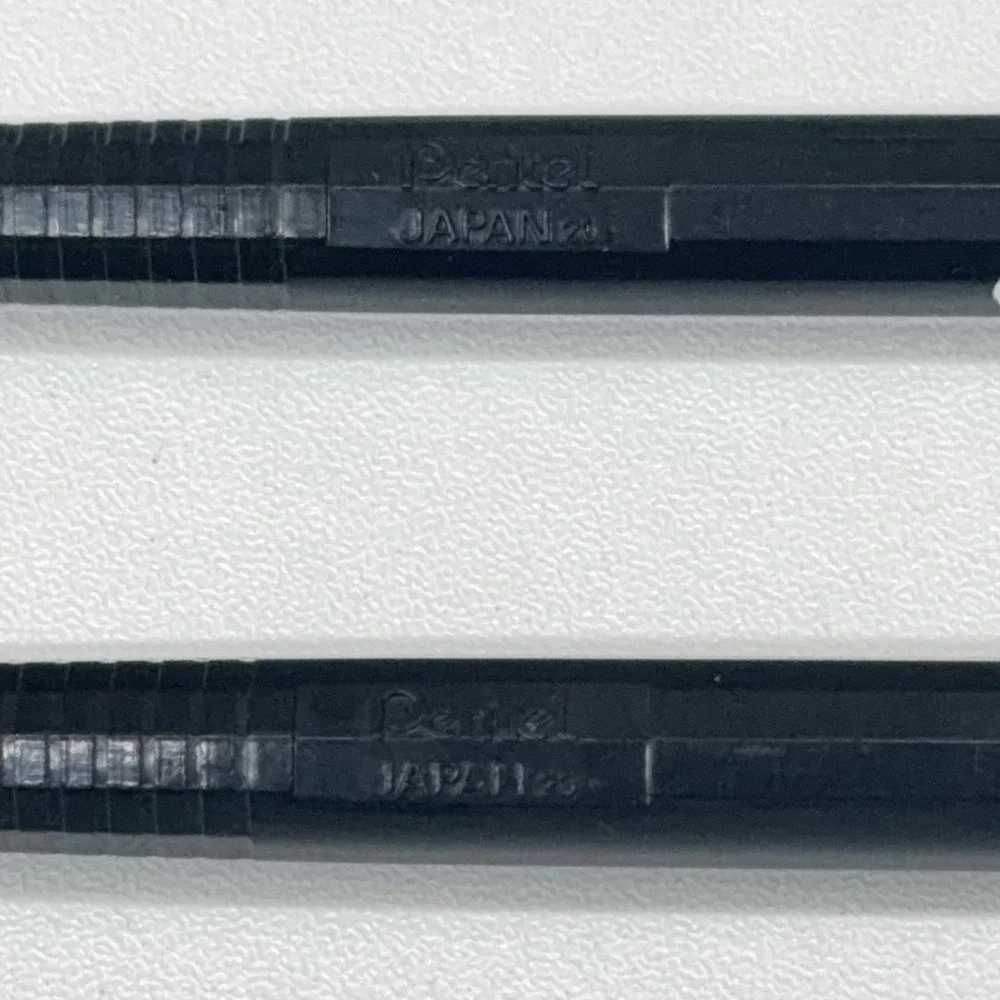 Pentel P205 Sharp Mechanical Drafting Pencils 0.5mm Black Set of 2 with Pouch
